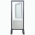 Design Acoustical Insulation Plastic PVC Double Swing Glass Casement Window